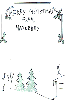 Merry Christmas From Mayberry