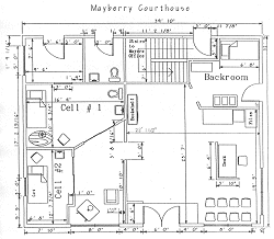 Mayberry Courthouse Blueprint